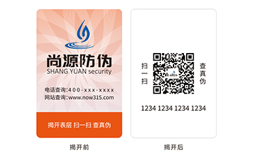 双层防伪标志