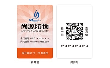 双层防伪标志