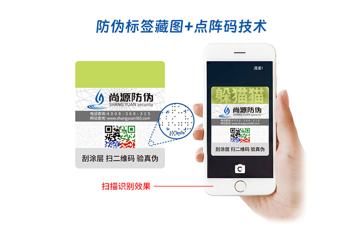 隐形藏图防伪技术